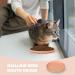 4 Pcs Cat Food Dish Shallow Cat Wet Food Flat Cat Bowls Whisker Fatigue Free Cat Food Bowls Cat Dishes for Food and Water Wide Cat Plate for Kittens and Short Legged Cat (Color B Round) 4 Pcs Round - Light Color - Buy Online on GoSupps.com