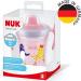 NUK Trainer Cup Sippy Cup | Leak-Proof Soft Drinking Spout | 6+ Months | BPA-Free | 230ml | Pink Penguin 10255609 Penguin (Pink) - Buy Online on GoSupps.com