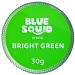 Blue Squid PRO Face Paint - Classic Bright Lime Green (30gm) Professional Water Based Single Face & Body Paint Makeup Supplies for Adults Kids Halloween Facepaint SFX Water Activated Face Painting Classic Bright Green