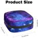 Galaxy Sanitary Napkin Storage Bag Purple Blue Portable Menstrual Period Pouch for Tampons & Pads - Buy Online on GoSupps.com