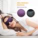 ROVAZO 3D Sleep Mask and Ear Plug Travel Set 2 Pack - Contoured Adjustable Eye Shades with Comfortable Silicone Ear Plugs - Ideal for Planes and Naps - Bonus Pouch - Buy Online on GoSupps.com