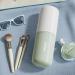 KAYNO Portable Toothbrush Holder Box | Travel & Bathroom Organizer | Simple Plastic Toothbrush Case for Women - White - Buy Online on GoSupps.com