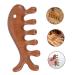 Hapinary Fish Shape Massage Comb | Wooden Broad Tooth Comb for Curly Hair | Ergonomic Acupuncture Scalp Massager - Buy Online on GoSupps.com
