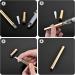 3ml Empty Nail Oil Pen with Brush - Twist Pen for Tooth Whitening, Gel Lip Gloss, Eyelash Growth - Golden 6PCS - Buy Online on GoSupps.com