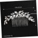 Ipetboom 1pc Bridal Comb Hair Claw Clips for Women Bat Hair Bow Hair Clip for Women Faux Buns Hairpins Hair for Crystal Hair Small Soap Tiara Banquet Alloy Rhinestones Accessories - Buy Online on GoSupps.com