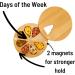 Daily & Weekly Pill Organizer - Double Capacity Wooden Medicine Holder for Travel & Vitamins - Buy Online on GoSupps.com