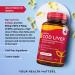 Nutravita Cod Liver Oil 1000mg - 365 Softgels | High Strength Omega 3 Vitamins A D E & Garlic Oil | Supports Heart & Brain Health | Made in UK - Buy Online on GoSupps.com