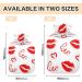 Heat Bottle 1L - Durable Warm-Up Bag for Pain Relief | Red Love & Lips Design - Ideal for Cramps Shoulder & Neck Therapy - International Shipping - Buy Online on GoSupps.com