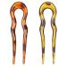 7 Pack Tortoise Shell Leopard Hair Fork Pins Chopsticks - Stylish Hair Accessories for Buns, Braids, and Twists - Buy Online on GoSupps.com
