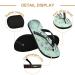 Mnsruu Rabbit Leaf Print Flip Flops - XL for Home Hotel Spa & Travel | International Shipping Available - Buy Online on GoSupps.com
