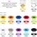 Swpeet 306Pcs Metal Grommets Kit with Tools - 10 Colors, 3/16 inch, Eyelet Hole Punch Pliers, Soft Mallet - 100Pcs Gold Grommets - Shoe Eyelets Set - Buy Online on GoSupps.com