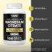 Magnesium Citrate 500MG 100 Tablets- Vegan Safe, High Absorption - Buy Online on GoSupps.com