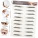 FOMIYES 72 Pcs Eyebrow Stickers Imitation Eyebrow Sticker Eyebrow Transfer Stickers Water Proof 6d Cejas - Buy Online on GoSupps.com