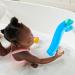 Matchstick Monkey Antimicrobial Bathtime Slide Set - Easy Grip Sensory Learning Toy for Babies 12m+ - Blue Slide + 3 Animal Rocks - Buy Online on GoSupps.com