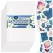 Happinit 20 Sheets A4 Size Blotting Paper for Flower Press Large Blotter Paper for Flower Press Herbarium Paper Craft Flower Press Paper Working with Flower Pressing Kit for Adults (20)