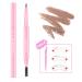 NIYET Eyebrow Pencil - Long-Lasting, Waterproof & Sweatproof Soft Brown for Daily Brow Makeup | 1 Count - Buy Online on GoSupps.com