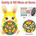 QIAMNI Kids Dart Board Set with 12 Sticky Balls - Safe Cartoon Animal Design for Indoor & Outdoor Multi-Player Sport Party Game - Buy Online on GoSupps.com
