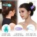 RC Roche 6-Piece French Curved Hair Clips for Women & Girls - High-Quality Solid Hold No Slides - Pastel Multi-Colored - Buy Online on GoSupps.com