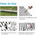 Cat Scat Spike Mat Emazon Online Pet Deterrent Spikes Prickle Mat for Garden Porch Home - Include 8 Garden Staples and 8 Twists - Stop Dog Digging/Keep Cat Away (Size:78.7" x 11") - Buy Online on GoSupps.com