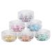 Box Nail Glitters Sequins Set Round Mixed Flakes Nail Art Decoration for DIY Nail Art Craft