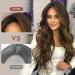 Alanhair Long Curly Wave Honey Brown Lace Wig for Women - Heat Resistant Synthetic Wig for Daily & Cosplay - Natural & Glueless - Buy Online on GoSupps.com