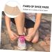 FRCOLOR Anti-Slip Stickers for Women Heels - 3 Pairs Clear Shoe Sole Protectors & Inserts for Enhanced Grip | Beige Rubber Pads - Buy Online on GoSupps.com