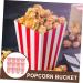 Zerodeko 12pcs Boxes popcorn holder party popcorn holders packing box gift box party supplies bulk disposable box Disposable French fries popcorn buckets for movie night stripe - Buy Online on GoSupps.com