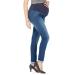 Milano - Maternity Jeans for Pregnant Women Ultra Stretch Buttery Soft Denim Comfortable Slim Clothing. High Waisted Over The Bump Band 8 Stone