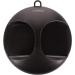 T4B LUSSONI Black Wide Hairdressing Hand Mirror 29 cm - Professional Salon Tool for Men and Women - Buy Online on GoSupps.com