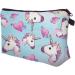 Oblique-Unique Unicorn Cosmetic Bag & Toiletry Pouch - Custom Motif (Blue Unicorns) | Shop Now! - Buy Online on GoSupps.com