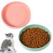 Fanshiontide 2 Pcs Cat Bowls Food Silicone Grade Feeding Bowl Water Bowl for Cat and Dog Dry Food and Wet Food Cat Drinking Bowl Pet Bowl Dishs for Pet Cat Dog Small Animal