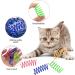 24 Pcs Colorful Spring Cat Toys Cat Spring Toys Cat Colorful Springs Toys Kittens Cat Interactive Toys Plastic Reusable Interactive Cat Toys for Swatting Biting Hunting Kitten Cat Toys 4 Color - Buy Online on GoSupps.com