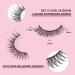 Parrarri Cat Eye Russian False Eyelashes - 10 Pairs of Curly Mink Strip Lashes | Reusable & Wispy Design - Buy Online on GoSupps.com