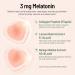 Melatonin Gummies with Ginkgo Biloba Extract Lemon Balm Extract & Collagen Peptide 3mg Melatonin Drug Free Sleep Aid Strawberry Flavored 60 Count Sleep Support Gummies for Restful Sleep - Buy Online on GoSupps.com