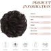 FESHFEN Messy Bun Hair Piece Scrunchie Updo Synthetic Hairpiece - Medium Brown - Buy Online on GoSupps.com