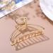 WLLHYF Large Gold Claw Clip for Thick & Thin Hair - Non-Slip Metal Hair Barrette for Women - Fashion Hair Accessory for Girls - Buy Online on GoSupps.com
