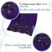 Runature 50cm Purple Clip In Real Hair Extensions - 20 Inch Smooth 70g Violet Hair Clips (5pcs) - Buy Online on GoSupps.com