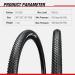 Chao YANG 26x1.95 Mountain Bike Tire Replacement Kit - Dual Compound 2C-MTB Tires with Double Tread Puncture Protection - 2-Pack for On/Off Road Use - Buy Online on GoSupps.com