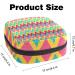 Stylish Menstruation Pad Bag with Zipper | Women's Tampon & Napkin Storage Bags in Yellow Pink Blue Green & Zigzag Pattern - Buy Online on GoSupps.com