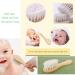 Molylove Baby Hair Brush - Soft Goat Bristles, Wooden Handle | Newborns & Toddlers - Buy Online on GoSupps.com