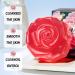 Rose Soap Handmade Soap Bar Natural Soap with Rose Essential Oil Facial Soap Bar Cleanser Suitable for All Skin Types Face & Body Cleansing Hydrating Moisturising Exfoliating Vegan & Residue-Free 1 - Buy Online on GoSupps.com