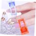 HAKIDZEL 12pcs Nail Clip Nails Gel Nail Tip Fixing Clamp Finger Nail Tip Clamp Finger Extension Clip Fake Nails Kit Nail Art Clip Finger Clip Acrylic Nail Tips Fixture Red Crystal Plastic 4X3X2CM Red - Buy Online on GoSupps.com