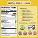 ODD BALLS Organic Energy Balls - Lemon Superfood Snack | Vegan Gluten Free | Perfect for Running Cycling & Hiking | Focus & Energy with Lion's Mane & Cordyceps - Buy Online on GoSupps.com