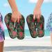 Shop Mnsruu Green Rose Leaves Flip Flops - Perfect Slippers for Home Hotel Spa & Travel - XS Size for Women & Men - Buy Online on GoSupps.com