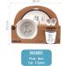 Buy Barbo Toys Mumins Mealtime Set - Moomin Dishes for Babies & Toddlers | Plates Bowl Cup & Spoons - Mumin Valley Illustrations - Buy Online on GoSupps.com
