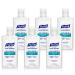 Purell 2in1 Moisturizing Advanced Hand Sanitizer Gel 4 oz Portable Bottle with Flip-Top Cap (Pack of 6) - 3498-04-EC