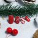 Christmas Press on Nails Red Fake Nails with Snowflake Designs Press on Nails Full Cover False Nail Artificial Finger Nails for Women Girls - Buy Online on GoSupps.com