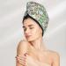 Cute Frog Microfiber Hair Towel Wrap | Super Absorbent Coral Velvet Quick Dry Cap for Long Curly & Thick Hair - Perfect for Women - Buy Online on GoSupps.com
