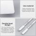 OLYCRAFT 6PCS Stainless Steel Makeup Palette Mini Ring Palette with Spatula Tool - Nail DIY Art Design Tools - 1.7 x 1.3 Inch - Buy Online on GoSupps.com