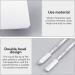Olycraft 6-Piece Stainless Steel Makeup Palette Set for Nail Art - Mini Ring Manicure Pallet with Spatula Tools - 4.3x3.3cm for DIY Design - Buy Online on GoSupps.com